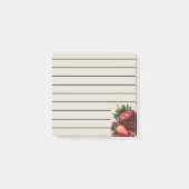 Strawberry and Chocolate (Lines) Post-It Notes (Voorkant)