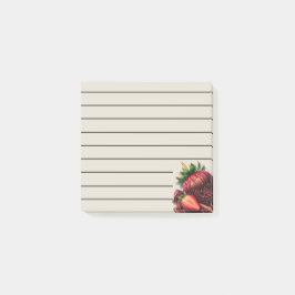 Strawberry and Chocolate (Lines) Post-It Notes