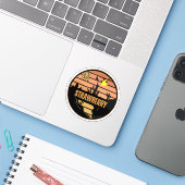 Strawberry, Arizona Sticker (Laptop met iPhone)
