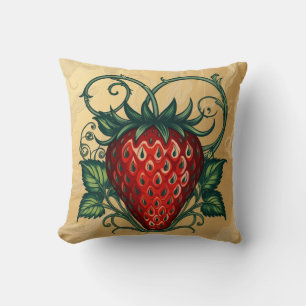 Strawberry Art Design Kussen