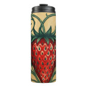 Strawberry Art Design Thermosbeker (Voorkant)