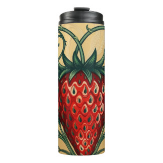 Strawberry Art Design Thermosbeker
