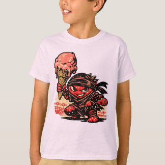 Strawberry Assassin Ice Cream — Vintage Summer Fun T-shirt
