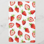 Strawberry Baby shower Bingo Game (Achterkant)