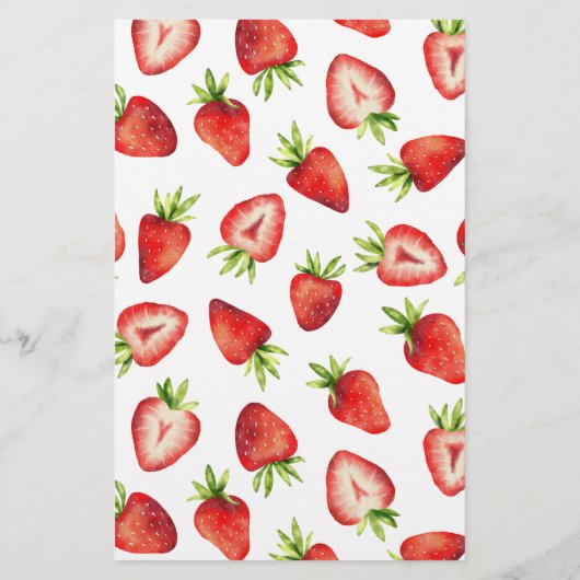 Strawberry Baby shower Bingo Game (Achterkant)