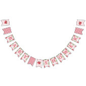 Strawberry Baby shower Bunting Banner (Alle)