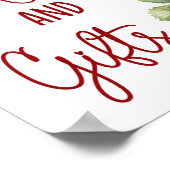 Strawberry | Baby Shower Cards & Gifts Sign Poster (Hoek)