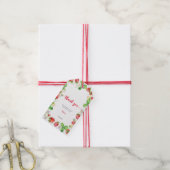 Strawberry Baby Shower Thank You Cadeaulabel (Met Touw)