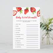 Strawberry Baby Word Scramble Game (Staand voorkant)