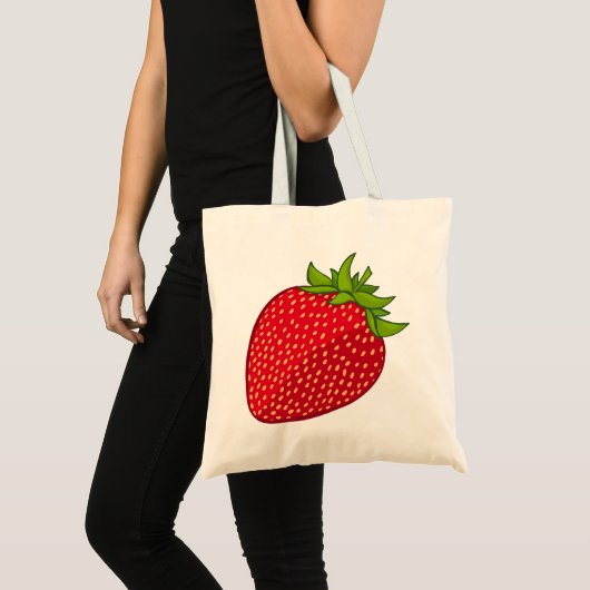 Strawberry Bag Tote Bag (Voorkant (product))