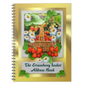 Strawberry Basket Adres Notitieboek (Voorkant)
