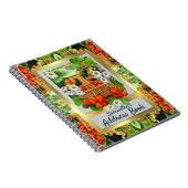 Strawberry Basket Gepersonaliseerd adresboek Notitieboek (Rechterzijde)