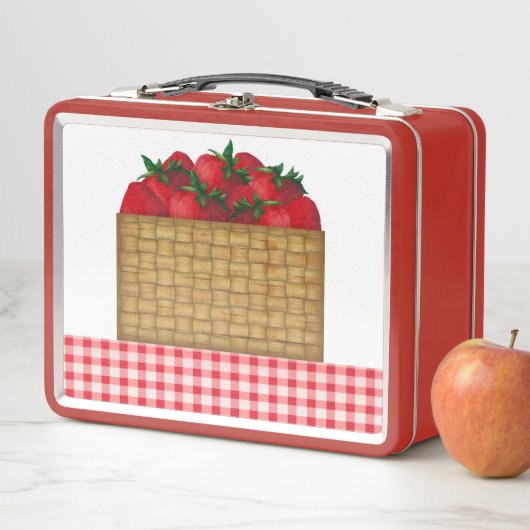 Strawberry Basket Lunch Box (In situ)