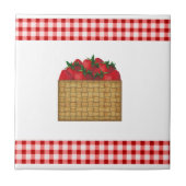 Strawberry Basket Tile Tegeltje (Voorkant)