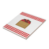 Strawberry Basket Tile Tegeltje (Zijkant)