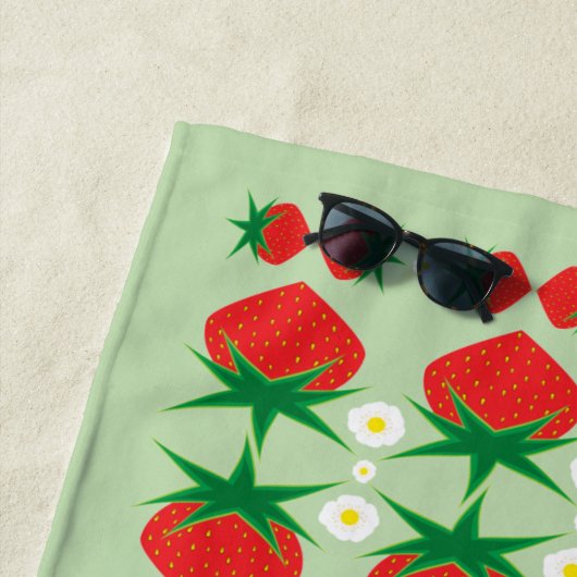 Strawberry Beach Towel Strandlaken (In situ)