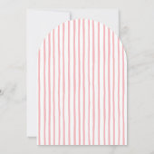 Strawberry Berry Eerste 1e Verjaardagsfeest Kaart (Achterkant)