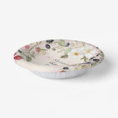 Strawberry Berry Eerste 1e Verjaardagsfeest Papieren Kommen (Gebogen)