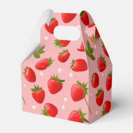 Strawberry Berry Eerste Verjaardagsfeestje Favor Bedankdoosjes
