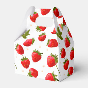 Strawberry Berry Eerste Verjaardagsfeestje Favor Bedankdoosjes