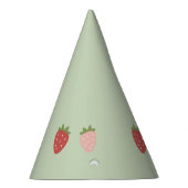 Strawberry Berry First Birthday Feesthoedjes (Rechts)