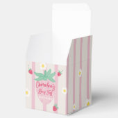Strawberry Berry First Birthday Party Favor Box Bedankdoosjes (Geopend)