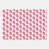 Strawberry Berry Fruit Jam Wrapping Paper Set van (Voorkant 2)