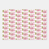 Strawberry Berry Fruit Jam Wrapping Paper Set van (Voorkant)