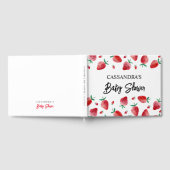 Strawberry Berry Sweet Baby shower Gastenboek (Volledig)