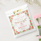 Strawberry Berry Sweet Clothesline Baby shower Bedankzakje (Gezegeld)