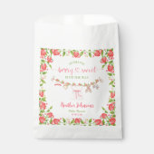 Strawberry Berry Sweet Clothesline Baby shower Bedankzakje (Voorkant)