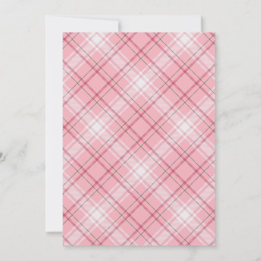 Strawberry Berry Sweet Mexicaans Meisje Baby showe Kaart (Achterkant)