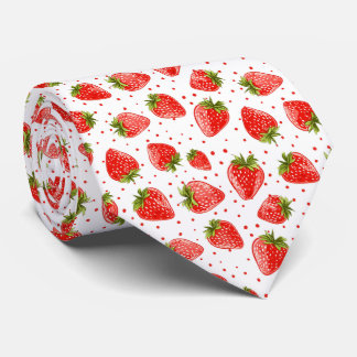 Strawberry Berry Sweet Pattern Stropdas