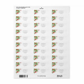 Strawberry Berry Sweet Return Address Label (Full Sheet)
