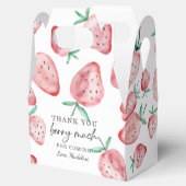 Strawberry Birthday Bedankt Berry Much Sweet Fav Bedankdoosjes (Geopend)