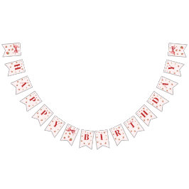 Strawberry Birthday bunting banner