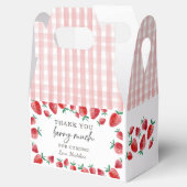 Strawberry Birthday Dank je wel Berry Much Sweet Bedankdoosjes (Geopend)