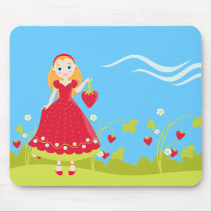 Strawberry Birthday Party Girl Muismat