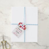Strawberry Birthday Party Hartelijk dank voor Berr Cadeaulabel (Met Touw)