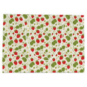 Strawberry Blossoms and Berries Pattern Groot Cadeauzakje (Achterkant)