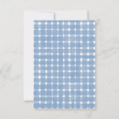 Strawberry Blueberry Boy Baby shower Bedankkaart (Achterkant)