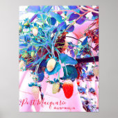 Strawberry boerderij Port Macquarie Australië Poster (Voorkant)