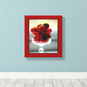 Strawberry Bowl Verpakt Canvas (Insitu (Houten vloer))