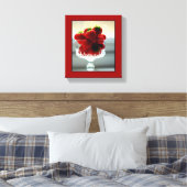 Strawberry Bowl Verpakt Canvas (Insitu (Slaapkamer))