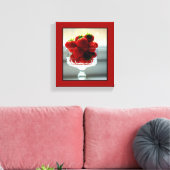 Strawberry Bowl Verpakt Canvas (Insitu (Woonkamer))