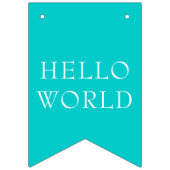 Strawberry Boy Berry First Birthday Mijlstenen Vlaggetjes (Tweede vlag)