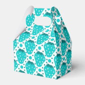 Strawberry Boy First Birthday Party Bedankt Bedankdoosjes (Achterkant)