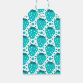 Strawberry Boy First Birthday Party Bedankt Cadeaulabel (Achterkant)