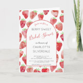 Strawberry Bridal Shower Invitation (Voorkant)