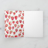 Strawberry Bridal Shower Invitation (Binnen)